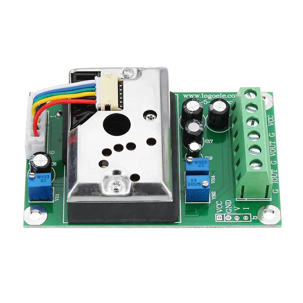 PM2.5 Detector Dust Transmitter High Precision Dust Sensor Module Dust Concentration 0-10V 4-20mA Ou
PM2.5 Detector Dust Transmitter High Precision Dust Sensor Module Dust Concentration 0-10V 4-20mA Ou