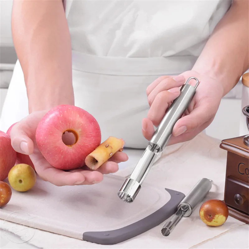 1pcs Creative Stainless Steel Fruit Core Remover Kitchen Gadgets Apple Core Remover Accesorios De Cocina Kitchen Accessories-S
1pcs Creative Stainless Steel Fruit Core Remover Kitchen Gadgets Apple Core Remover Accesorios De Cocina Kitchen Accessories-S