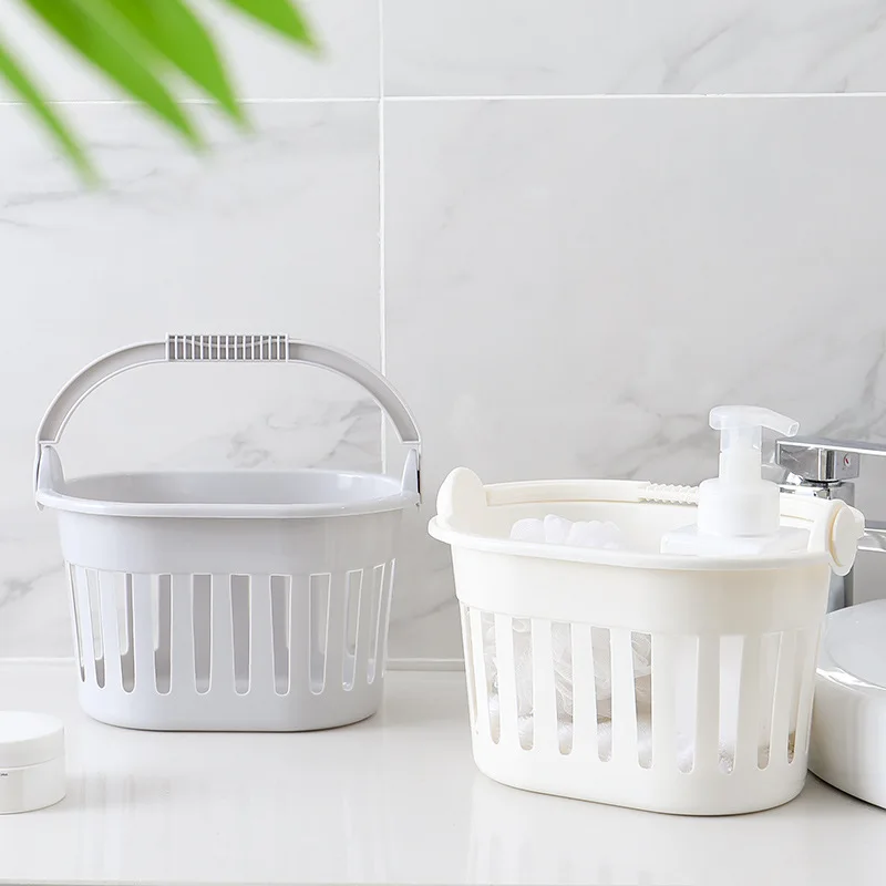 1 PC Plastic Hanging Shower Basket with Handle for Bathroom Multi-Function Home Kitchen Drain Storage Holder Sundries Basket
1 PC Plastic Hanging Shower Basket with Handle for Bathroom Multi-Function Home Kitchen Drain Storage Holder Sundries Basket