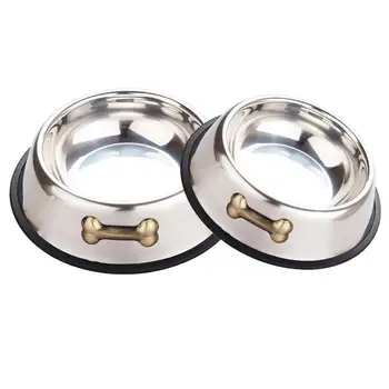 Pet Dog Bowl Feeding Bowl Multifunctional Stainless Steel Pet Bowl Anti-Slip Bone Shaped Dog Food Bowl Dog Feeder Waterer
Pet Dog Bowl Feeding Bowl Multifunctional Stainless Steel Pet Bowl Anti-Slip Bone Shaped Dog Food Bowl Dog Feeder Waterer
