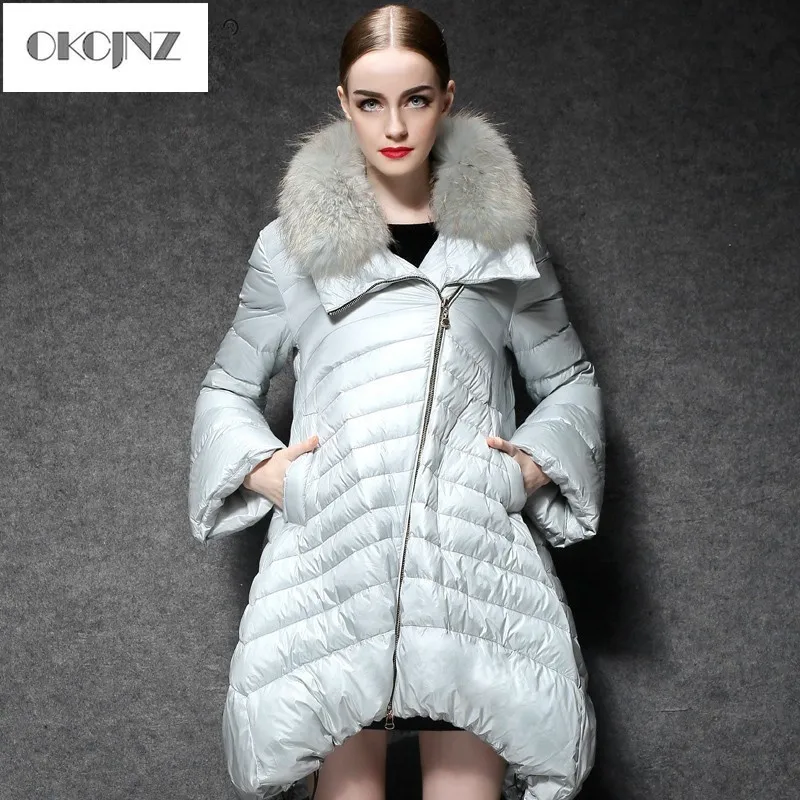 Slim White Duck Down Jacket Women Winter Goose Feather Coat Real Fur Collar Warm Overcoat 2019 Parka A-line Outerwear Okq010
Slim White Duck Down Jacket Women Winter Goose Feather Coat Real Fur Collar Warm Overcoat 2019 Parka A-line Outerwear Okq010
