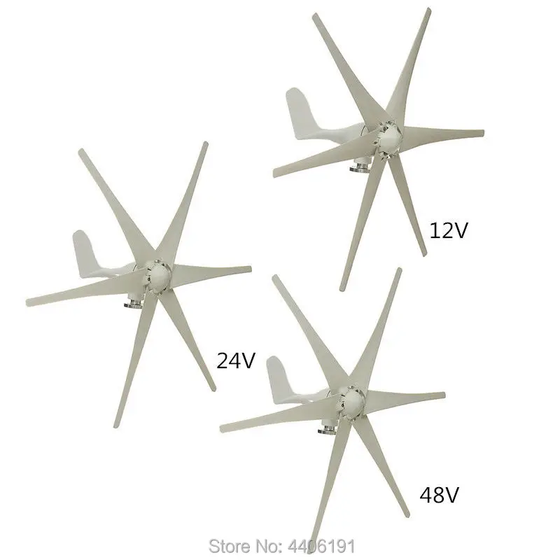 800W Small Wind Turbine 12v 24v 48vdc Generator 6 pcs Nylon Fiber for boat charging
800W Small Wind Turbine 12v 24v 48vdc Generator 6 pcs Nylon Fiber for boat charging
