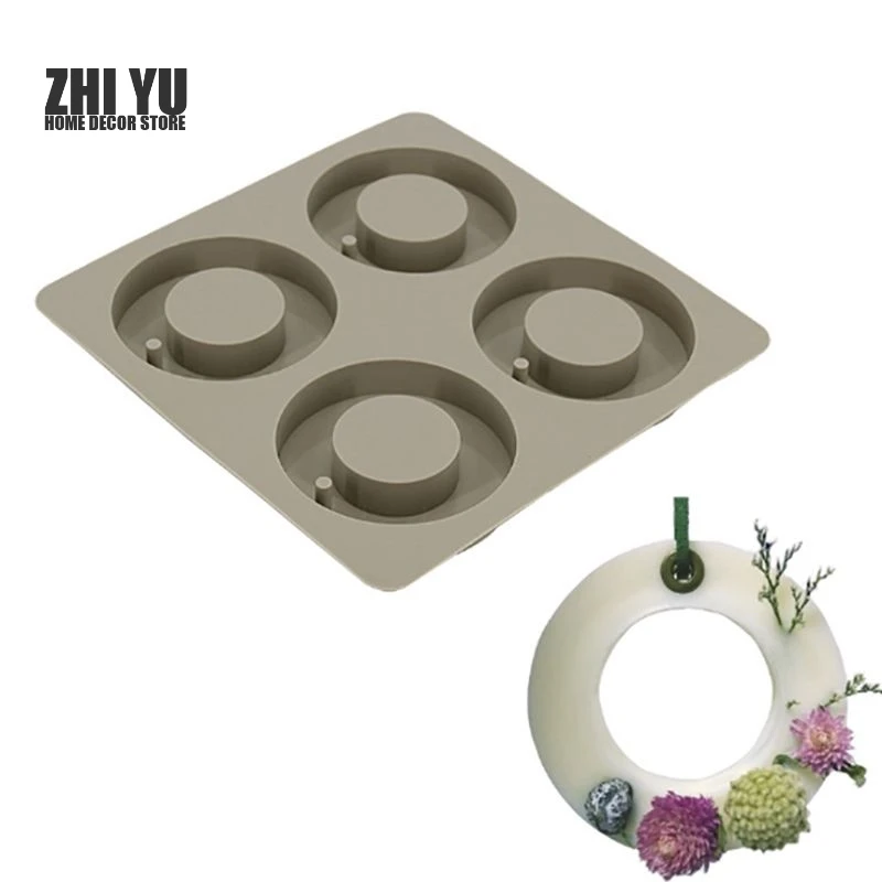 4 Cavities Circle Cake Fandont Mould Baking Forms DIY Plaster Moulds Handmade Soap Silicone Mold For Aromatherapy Wax Tablets
4 Cavities Circle Cake Fandont Mould Baking Forms DIY Plaster Moulds Handmade Soap Silicone Mold For Aromatherapy Wax Tablets
