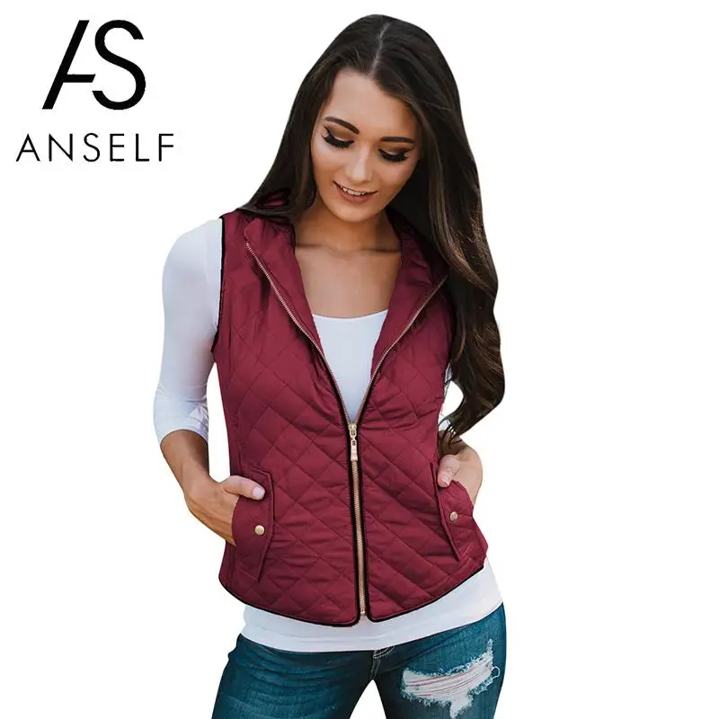 Winter Women Quilted Jacket Waistcoat Vest Stand Collar Zip Up Pocket Gilet Solid Sleeveless Jacket Coat Casual Overcoat Outwear
Winter Women Quilted Jacket Waistcoat Vest Stand Collar Zip Up Pocket Gilet Solid Sleeveless Jacket Coat Casual Overcoat Outwear