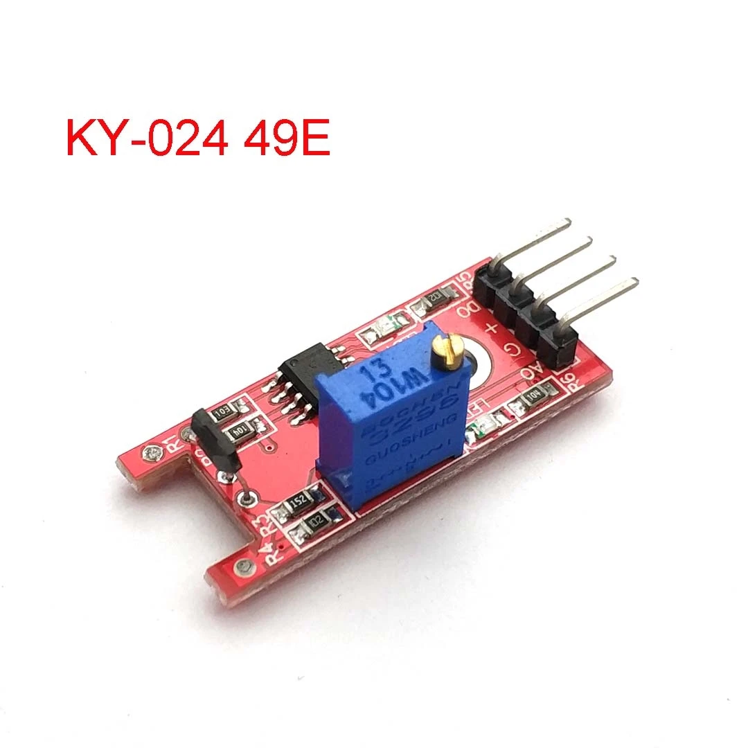 Smart Electronics 4pin KY-024 Linear Magnetic Hall Switches Speed Counting Sensor Module For Arduino DIY Kit
Smart Electronics 4pin KY-024 Linear Magnetic Hall Switches Speed Counting Sensor Module For Arduino DIY Kit