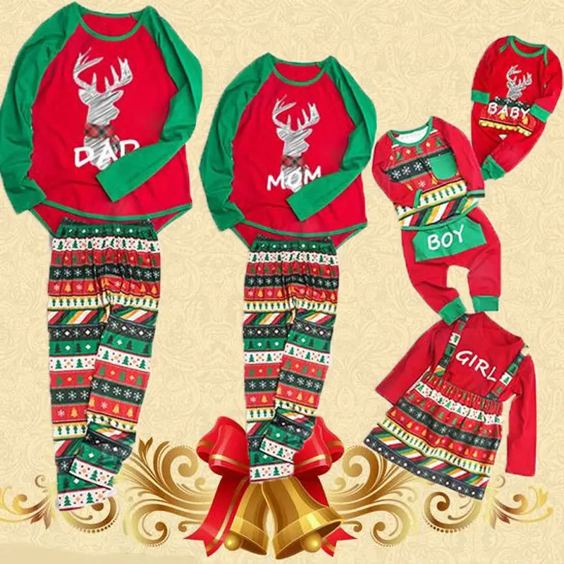Christmas Family Women Men Kids Baby Sleepwear Pajamas Set Deer Cotton Pyjamas Outfits New Casual Xmas PJS Sets
Christmas Family Women Men Kids Baby Sleepwear Pajamas Set Deer Cotton Pyjamas Outfits New Casual Xmas PJS Sets