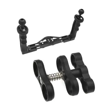 Ball Head Butterfly Clip Dual Handheld Stabilizer for Underwater Grip Camera Housings Accessories
Ball Head Butterfly Clip Dual Handheld Stabilizer for Underwater Grip Camera Housings Accessories