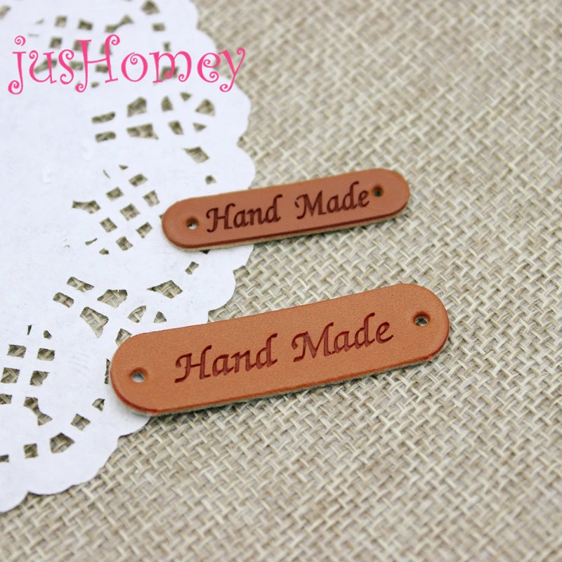 50PCS Embossed HANDMADE PU Leather Labels Faux Leather Tags for DIY Sewing Embellishment, Crafts, Patchwork, Apparel Accessory
50PCS Embossed HANDMADE PU Leather Labels Faux Leather Tags for DIY Sewing Embellishment, Crafts, Patchwork, Apparel Accessory