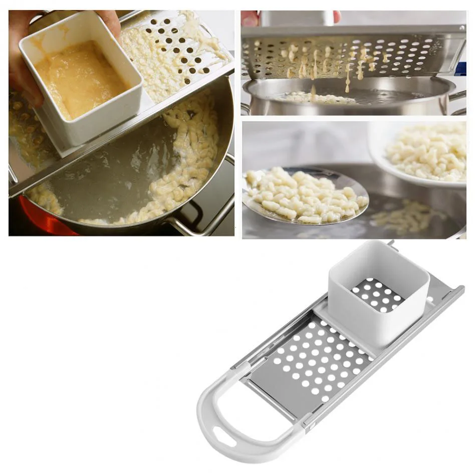 Pasta Machine Manual Noodle Spaetzle Maker Stainless Steel Blades Dumpling Maker Pasta Cooking Tools Kitchen Accessories n
Pasta Machine Manual Noodle Spaetzle Maker Stainless Steel Blades Dumpling Maker Pasta Cooking Tools Kitchen Accessories n