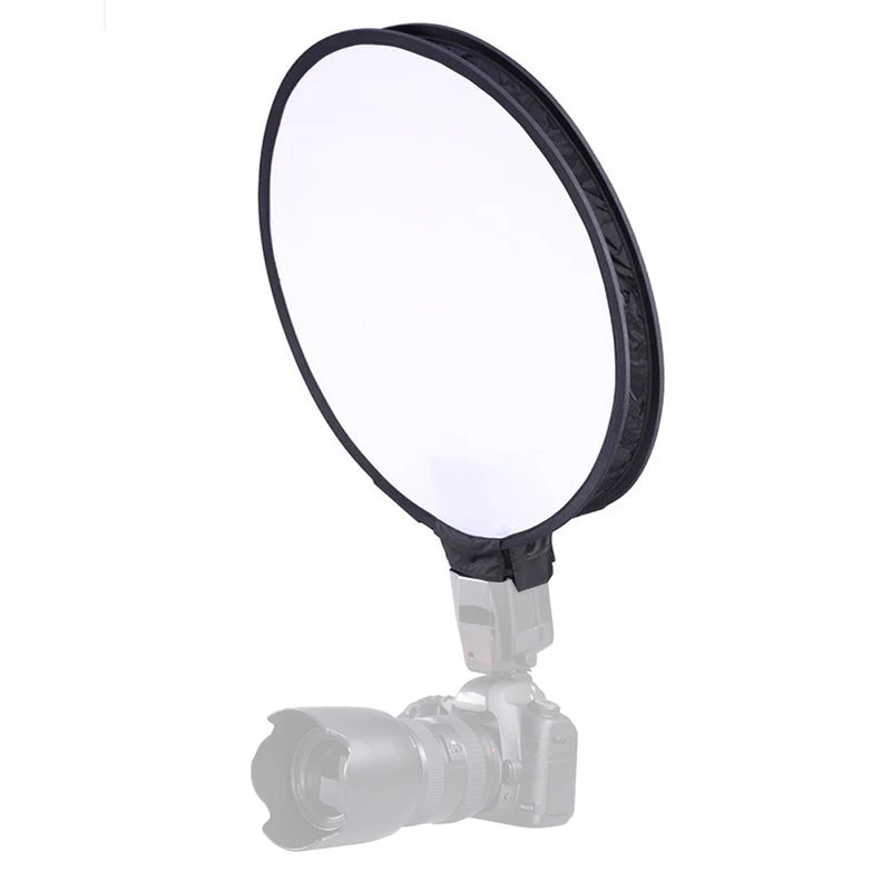 40cm Round Disc Softbox Flash Diffuser Ring-Shaped Design For Photography Selfie Photo Studio Video Camera Speedlite
40cm Round Disc Softbox Flash Diffuser Ring-Shaped Design For Photography Selfie Photo Studio Video Camera Speedlite