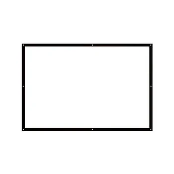 CLAITE 100 Inch Simple Curtain White Plastic 16:9 Projector Screen Portable Ready-To-Use Projection Screens
CLAITE 100 Inch Simple Curtain White Plastic 16:9 Projector Screen Portable Ready-To-Use Projection Screens