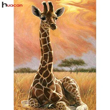 Huacan 5D DIY Diamond Painting Giraffe Full Square Drill Diamond Embroidery Animal Resin Rhinestone Mosaic Painting Home Decor
Huacan 5D DIY Diamond Painting Giraffe Full Square Drill Diamond Embroidery Animal Resin Rhinestone Mosaic Painting Home Decor
