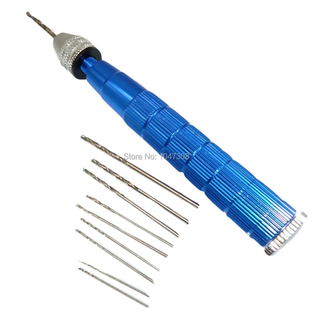 10pcs Mini Hss Micro Twist Drill Bit Craft + Hand Drill Keyless Chuck Adapter Drilling Hole for Crafts Jewelry Watch Making
10pcs Mini Hss Micro Twist Drill Bit Craft + Hand Drill Keyless Chuck Adapter Drilling Hole for Crafts Jewelry Watch Making