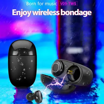V09 Bluetooth Earbuds Mini TWS Wireless Stereo Deep Bass Earphones with Charging Box
V09 Bluetooth Earbuds Mini TWS Wireless Stereo Deep Bass Earphones with Charging Box