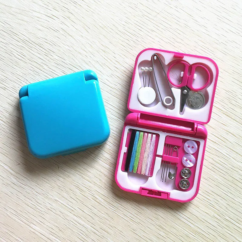hand craft tool Portable Buttons Pins Scissor Thimble Storage Box Sewing accessories Travel Sewing Kit Needle Threads Box Set
hand craft tool Portable Buttons Pins Scissor Thimble Storage Box Sewing accessories Travel Sewing Kit Needle Threads Box Set