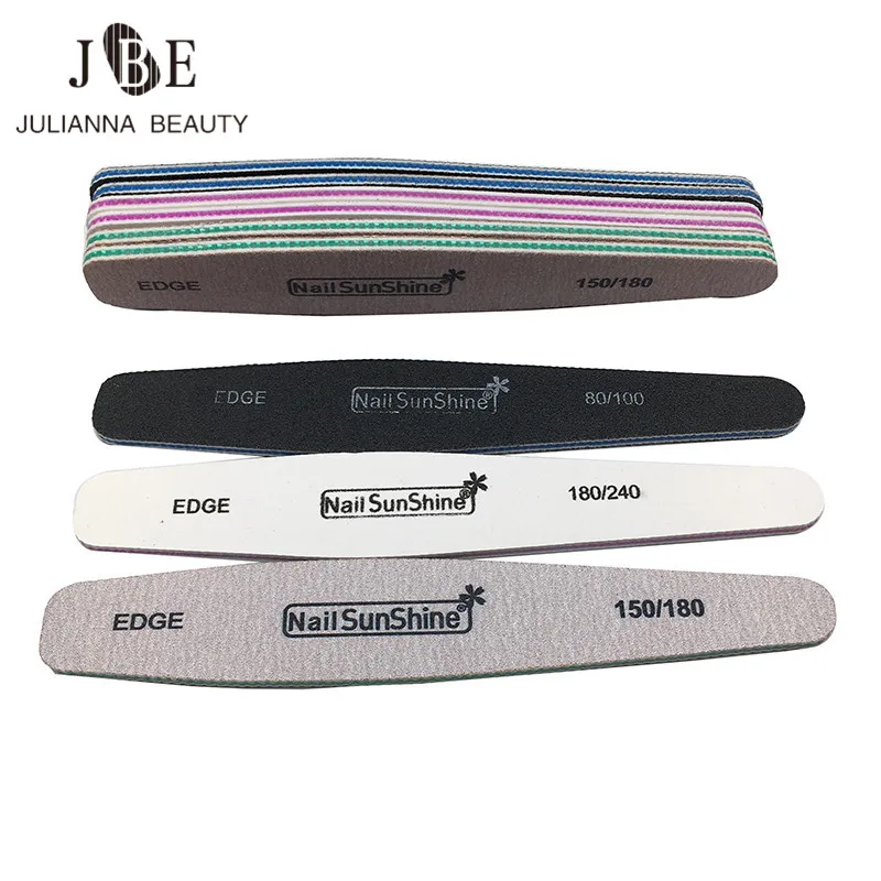 

9Pcs Professional Nail File 80/100/150/180/240 Buffer UV Gel Varnish Emery File Lime A Ongle Manicure Pedicure Nail Accessories