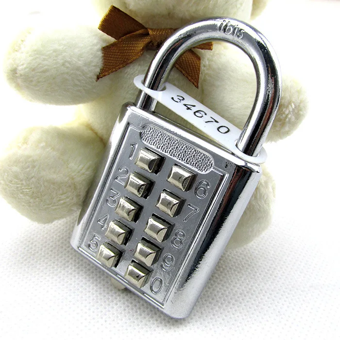 Anti-theft Button Combination Padlock Digit Push Password Lock for GYM Locker Drawer Cabinet Door DIY Hardware Anti-theft Lock
Anti-theft Button Combination Padlock Digit Push Password Lock for GYM Locker Drawer Cabinet Door DIY Hardware Anti-theft Lock
