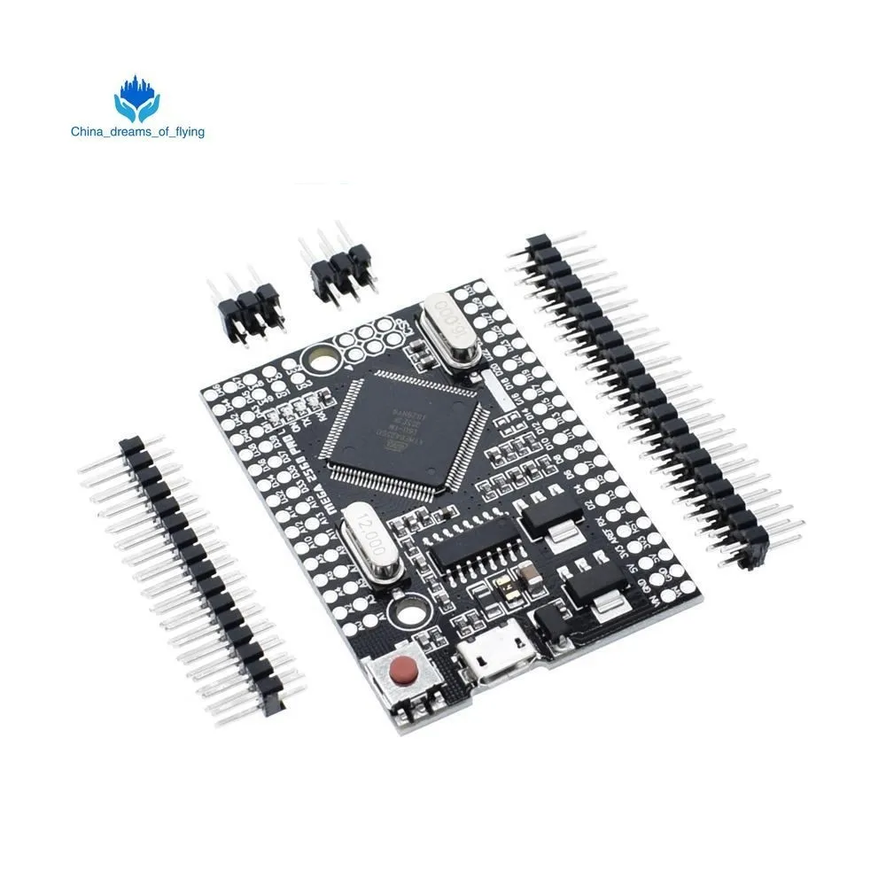 TZT Mega 2560 PRO MINI 5V (Embed) CH340G ATmega2560-16AU with male pinheaders Compatible for arduino Mega 2560
TZT Mega 2560 PRO MINI 5V (Embed) CH340G ATmega2560-16AU with male pinheaders Compatible for arduino Mega 2560