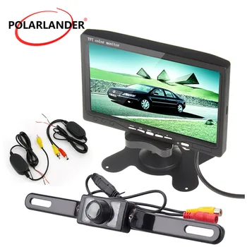 wireless 7 Inch TFT LCD Display Screen foldable 2 AV input Car Monitor with 7 led night vision rearview camera 12V
wireless 7 Inch TFT LCD Display Screen foldable 2 AV input Car Monitor with 7 led night vision rearview camera 12V