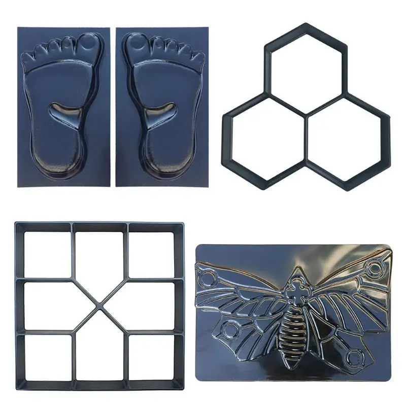 New Garden Concrete Stepping Driveway Stone Path Mold Home Path Floor Road Black Plastic DIY Paving Mould Patio Maker
New Garden Concrete Stepping Driveway Stone Path Mold Home Path Floor Road Black Plastic DIY Paving Mould Patio Maker