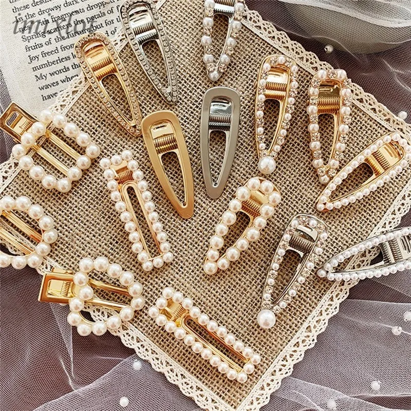 Haar Accessoires Metal Minimalist Hair Accessories Geometric Irregular Color Clip Imitiation Pearl Hairpin Barrettes Hairgrip
Haar Accessoires Metal Minimalist Hair Accessories Geometric Irregular Color Clip Imitiation Pearl Hairpin Barrettes Hairgrip