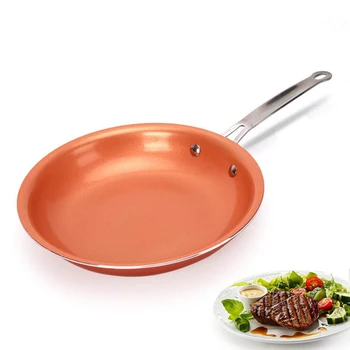 Hot Sale Non Stick Koekenpan Koperen Pan Koekenpan met Coating Pan Oven Geschikt Inductie Wok titanium koekenpan
Hot Sale Non Stick Koekenpan Koperen Pan Koekenpan met Coating Pan Oven Geschikt Inductie Wok titanium koekenpan