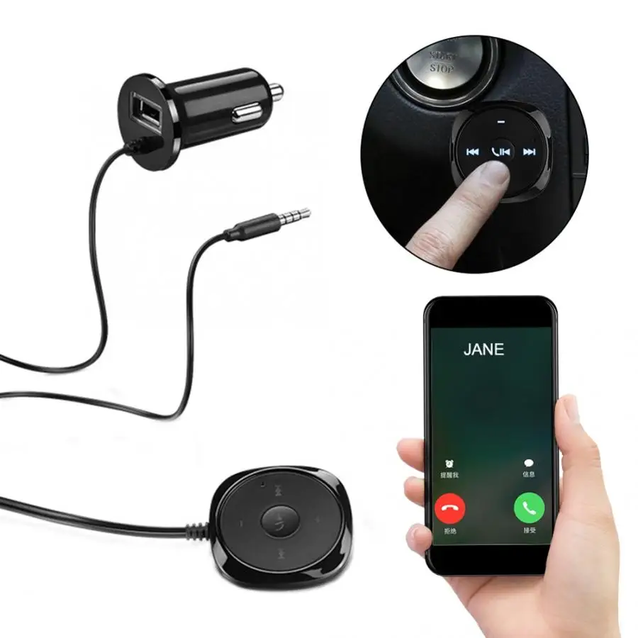 Bluetooth Car Kit Wireless Hands-free BT Car Kit Player AUX Audio Music Receiver With USB Interface car accessories
Bluetooth Car Kit Wireless Hands-free BT Car Kit Player AUX Audio Music Receiver With USB Interface car accessories
