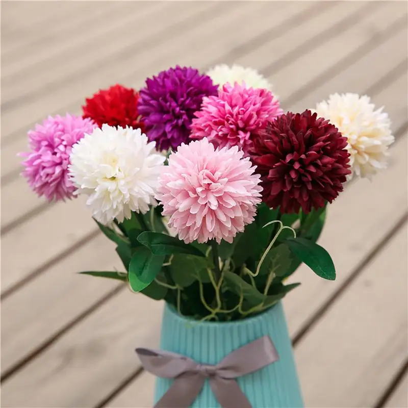 6 Branch Artificial Ball Chrysanthemum Silk Flower Simulation Fake Plant Flowers for Wedding Home Decoration
6 Branch Artificial Ball Chrysanthemum Silk Flower Simulation Fake Plant Flowers for Wedding Home Decoration