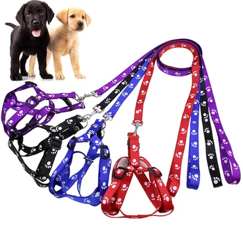 Walking Fashion Cute Adjustable Small Dog Paw Print for Pet Puppy 1 Set Nylon Harness Harness and Leash set 3 Size
Walking Fashion Cute Adjustable Small Dog Paw Print for Pet Puppy 1 Set Nylon Harness Harness and Leash set 3 Size