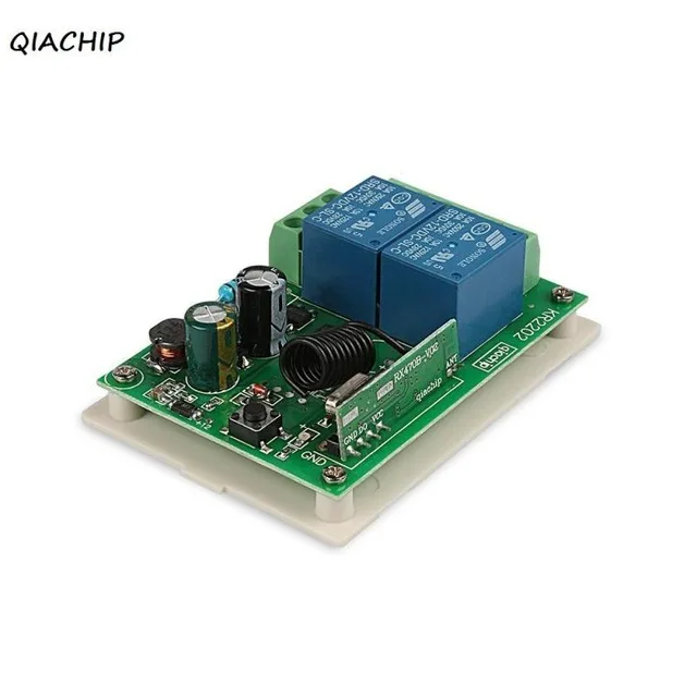 QIACHIP 433MHz AC 220V 2 buttons Wireless Remote Control Switch DIY Receiver Module Support 433 MHz RF Frequency Transmitter Z3
QIACHIP 433MHz AC 220V 2 buttons Wireless Remote Control Switch DIY Receiver Module Support 433 MHz RF Frequency Transmitter Z3