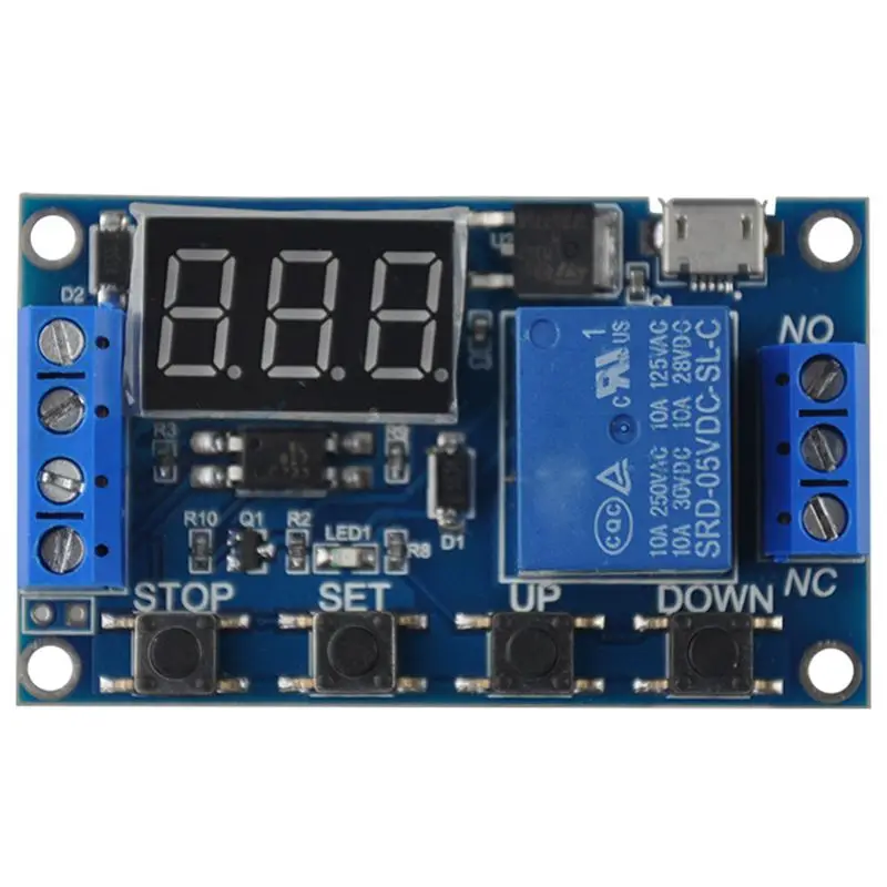 KAMOER CT001 Micro-Pump Timer Control Switch Module For two-wire micro-pumps (Liquid Peristaltic Pump,Diaphragm Pump)
KAMOER CT001 Micro-Pump Timer Control Switch Module For two-wire micro-pumps (Liquid Peristaltic Pump,Diaphragm Pump)