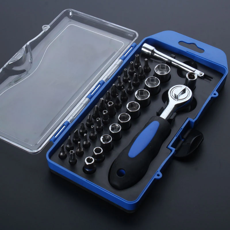 38 In 1 Hand Tool Set Combination Ratchet Sockets Wrenches Electrical Tool Kit Screwdrivers Hand Tools Set Interchangeable
38 In 1 Hand Tool Set Combination Ratchet Sockets Wrenches Electrical Tool Kit Screwdrivers Hand Tools Set Interchangeable