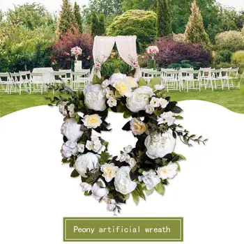 Simulated Peony Garland - Door Ornament Hanging Candlestick Decorative Fake Flower Wedding Home Wall Decoration Wreath
Simulated Peony Garland - Door Ornament Hanging Candlestick Decorative Fake Flower Wedding Home Wall Decoration Wreath