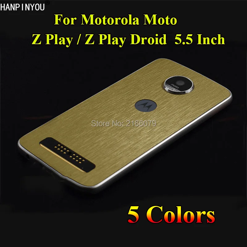 Для Motorola Moto Z/Z Play Droid полное покрытие Задняя матовая металлическая наклейка