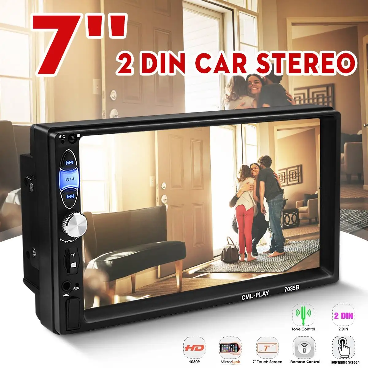 2 din Car Radio 7" HD Autoradio Multimedia Player 2DIN for Touch Screen Auto audio Car Stereo MP5 bluetooth TF FM Camera 7035B
2 din Car Radio 7" HD Autoradio Multimedia Player 2DIN for Touch Screen Auto audio Car Stereo MP5 bluetooth TF FM Camera 7035B