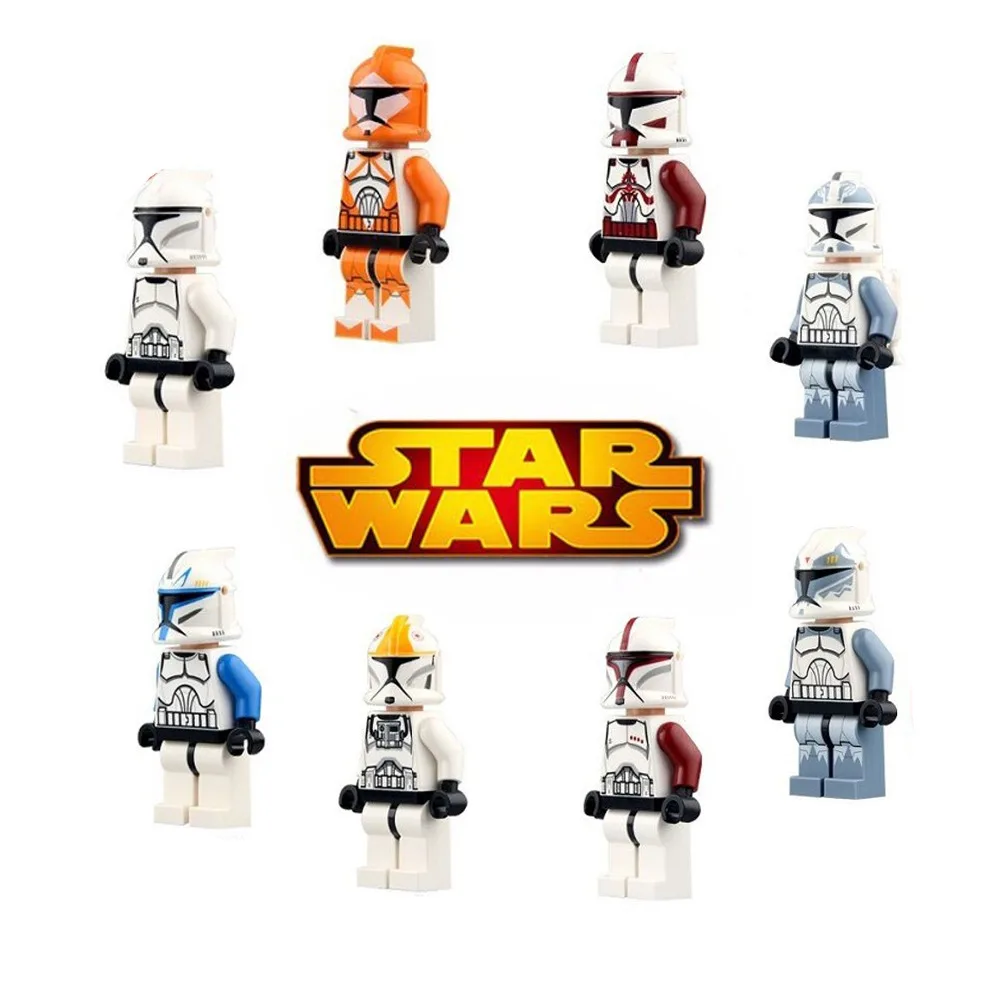 Star Wars Building Blocks Humanoid Action Figures Clone Wolves Captain Wolf Commander legoings Toys for children StarWars doll
Star Wars Building Blocks Humanoid Action Figures Clone Wolves Captain Wolf Commander legoings Toys for children StarWars doll