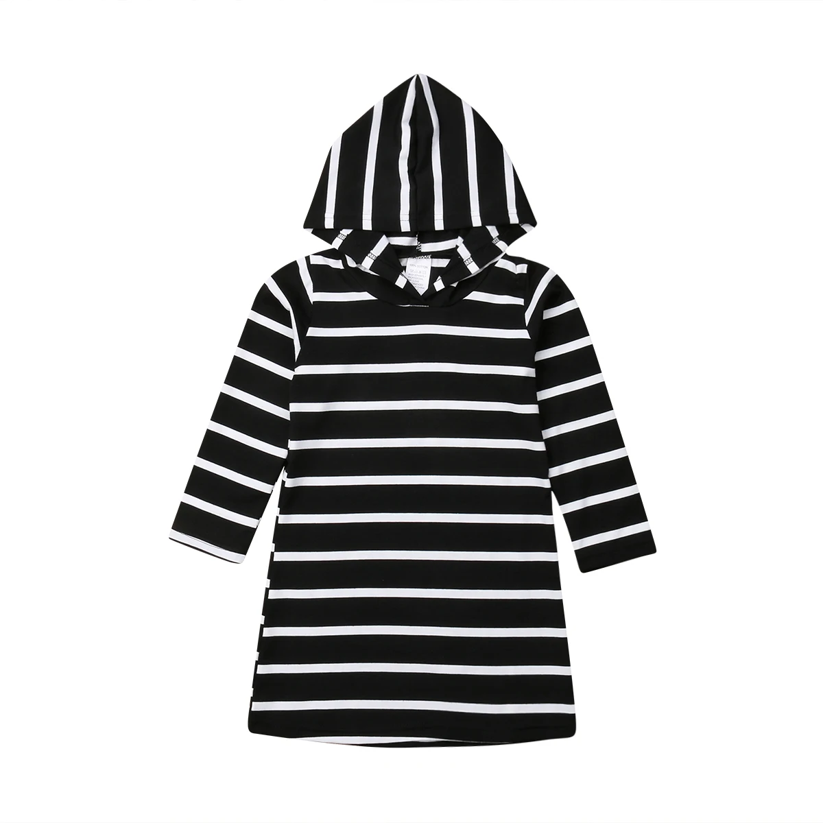 Kids Baby Girl Autumn Dress Clothes Stripes Hooded Sweatshirt Hoodies Casual Girls | Детская одежда и обувь