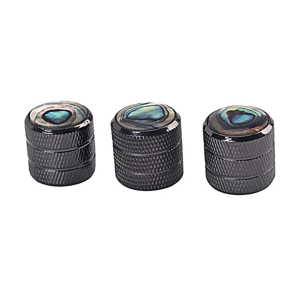 3 Pcs Metal GD231 Volume Tone Control Metal Knob with Colorful Top for Guitar Bass (Black & Silver Color)
3 Pcs Metal GD231 Volume Tone Control Metal Knob with Colorful Top for Guitar Bass (Black & Silver Color)