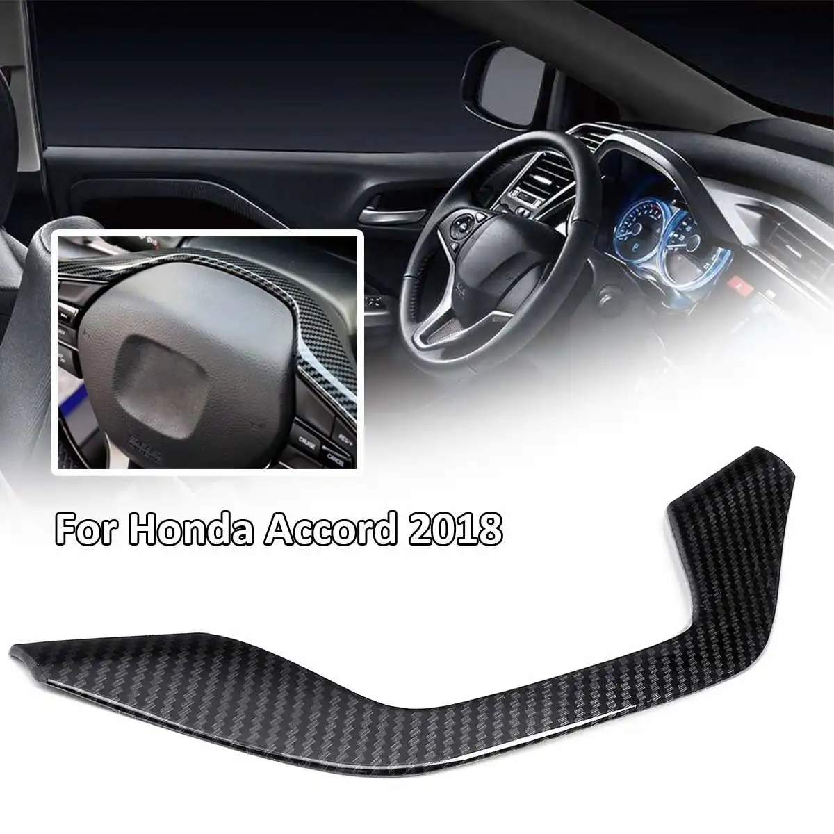 Carbon Fiber ABS Sticker Car Styling Interior Steering Wheel Buttons Cover Trim Frame Decal Fit For Honda for Accord 2018
Carbon Fiber ABS Sticker Car Styling Interior Steering Wheel Buttons Cover Trim Frame Decal Fit For Honda for Accord 2018