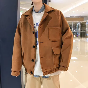 2018 New Winter Korean Wind Tooling Short Section Plus Velvet Thickening Casual Solid Color Lapel Student Youth Tide Wool Coat
2018 New Winter Korean Wind Tooling Short Section Plus Velvet Thickening Casual Solid Color Lapel Student Youth Tide Wool Coat