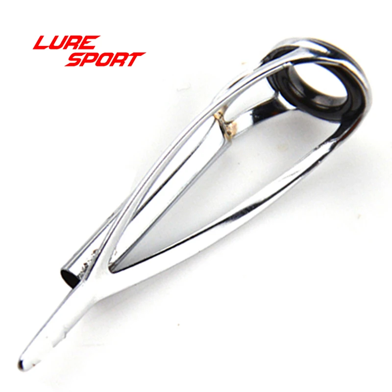 LureSport 5 pcs Top guide silver frame MN black ring rod repair Fishing Rod Building component Repair DIY Accessory | Спорт и