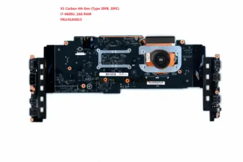 for lenovo thinkpad X1 Carbon 4th Gen (Type 20FB, 20FC) 01AX813 Laptop Motherboard with i7-6600U CPU 16G RAM 100% Tested work
for lenovo thinkpad X1 Carbon 4th Gen (Type 20FB, 20FC) 01AX813 Laptop Motherboard with i7-6600U CPU 16G RAM 100% Tested work