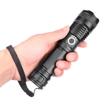 XANES 1287 XHP50 LED 5 Modes Flashlights USB Rechargeable Aluminum Alloy Telescopic Zoom LED Flashlight 18650/26650 Hunting
XANES 1287 XHP50 LED 5 Modes Flashlights USB Rechargeable Aluminum Alloy Telescopic Zoom LED Flashlight 18650/26650 Hunting