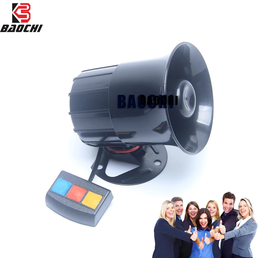 Universal Loud Car Horn 12V Waring Alarm Police Siren Sound Horn Auto 3 Tone Horn Loud Speaker 30W PA System Larum Ambulance
Universal Loud Car Horn 12V Waring Alarm Police Siren Sound Horn Auto 3 Tone Horn Loud Speaker 30W PA System Larum Ambulance