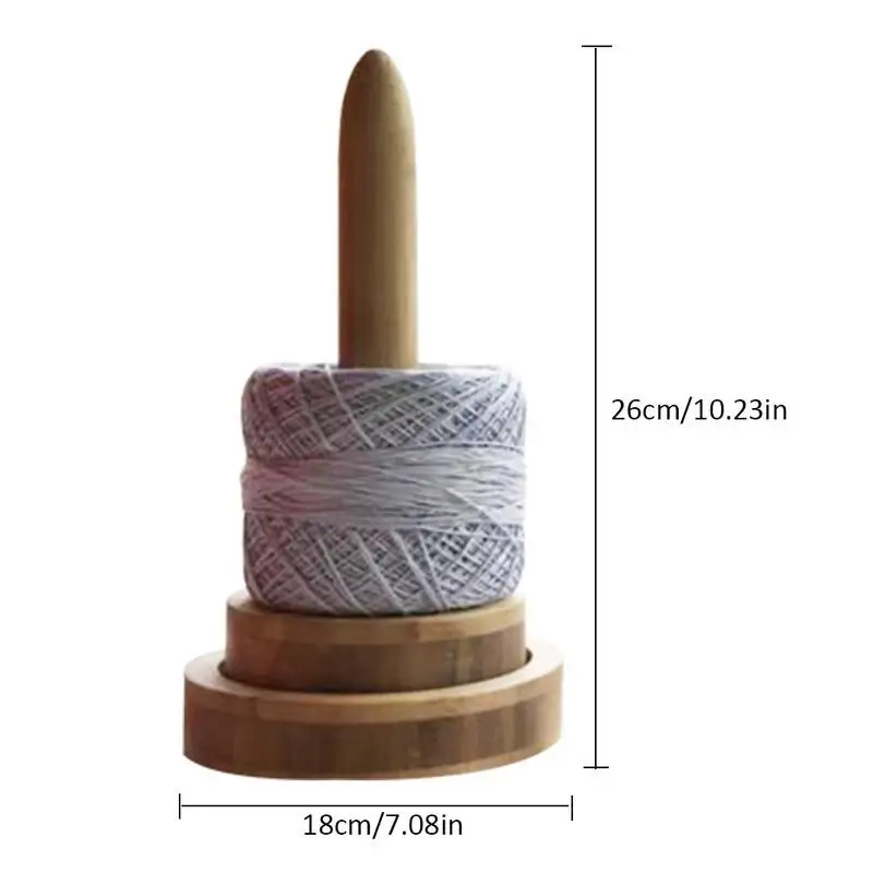 Wooden Yarn Rotation Axis Bamboo Drop Spindle Large Base Plate Yarn Spool Sewing Accessories Knitting Tools
Wooden Yarn Rotation Axis Bamboo Drop Spindle Large Base Plate Yarn Spool Sewing Accessories Knitting Tools
