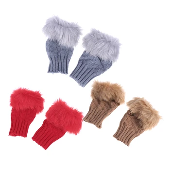 1Pair Female Rabbit Fur Gloves Mitts Short Computer Gloves Autumn Winter Warm Knitting Fur Gloves Free Size
1Pair Female Rabbit Fur Gloves Mitts Short Computer Gloves Autumn Winter Warm Knitting Fur Gloves Free Size