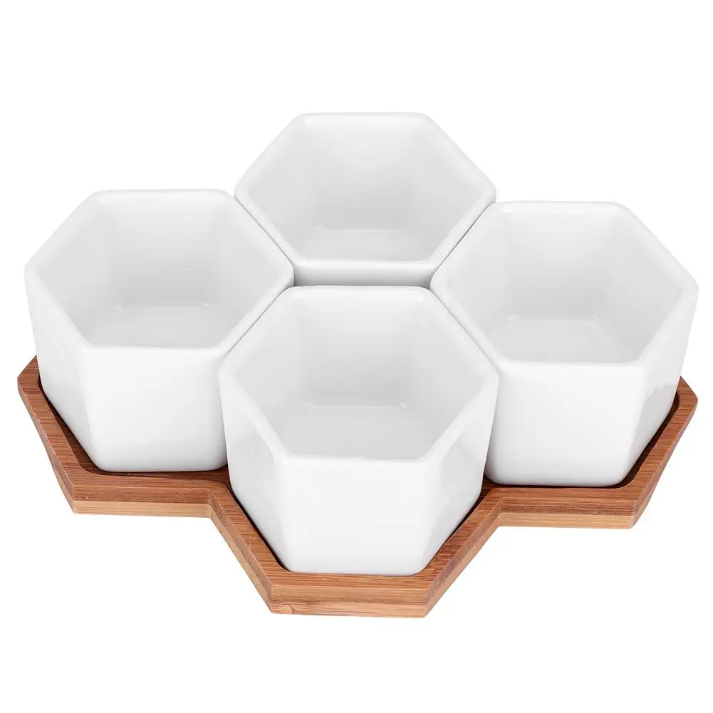 4Pcs Ceramic Plant Pot with Bamboo Tray Succulent Plant Planter Container Garden Desktop Decor Cactus Flower Plant Pot Planter 4
4Pcs Ceramic Plant Pot with Bamboo Tray Succulent Plant Planter Container Garden Desktop Decor Cactus Flower Plant Pot Planter 4