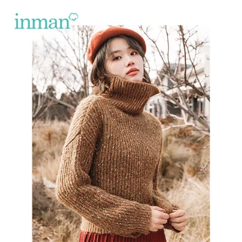 INMAN Winter New Arrival Female High Collar Warm Literary Retro Woman Pullover Sweater
INMAN Winter New Arrival Female High Collar Warm Literary Retro Woman Pullover Sweater