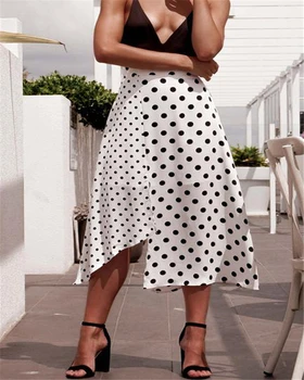 2019 New Women Polka Dot Split Skirt Ladies High Waist Summer Loose Chiffon Skirt Holiday Beach Midi Skirt
2019 New Women Polka Dot Split Skirt Ladies High Waist Summer Loose Chiffon Skirt Holiday Beach Midi Skirt