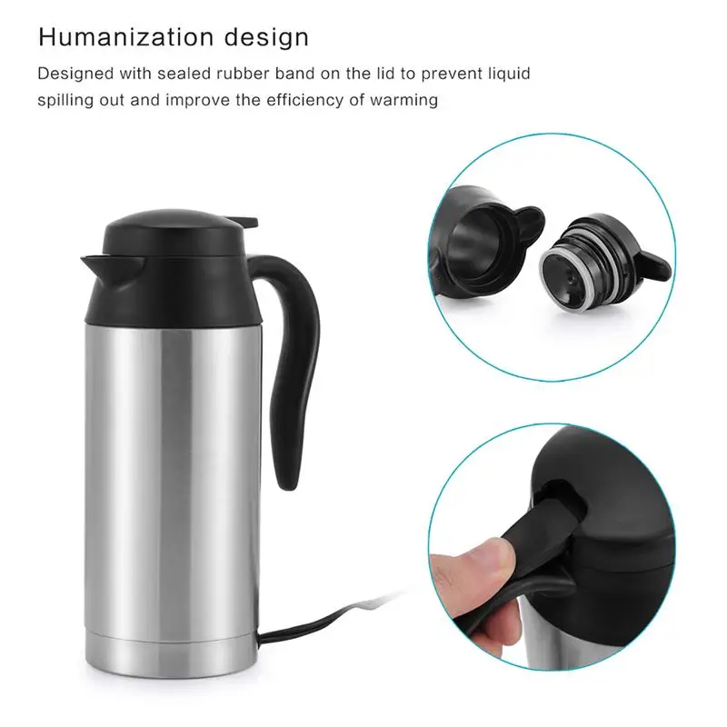 Car auto Stainless Steel 12V Auto Adapter HEATED Travel Thermos Heating Cup | Автомобили и мотоциклы